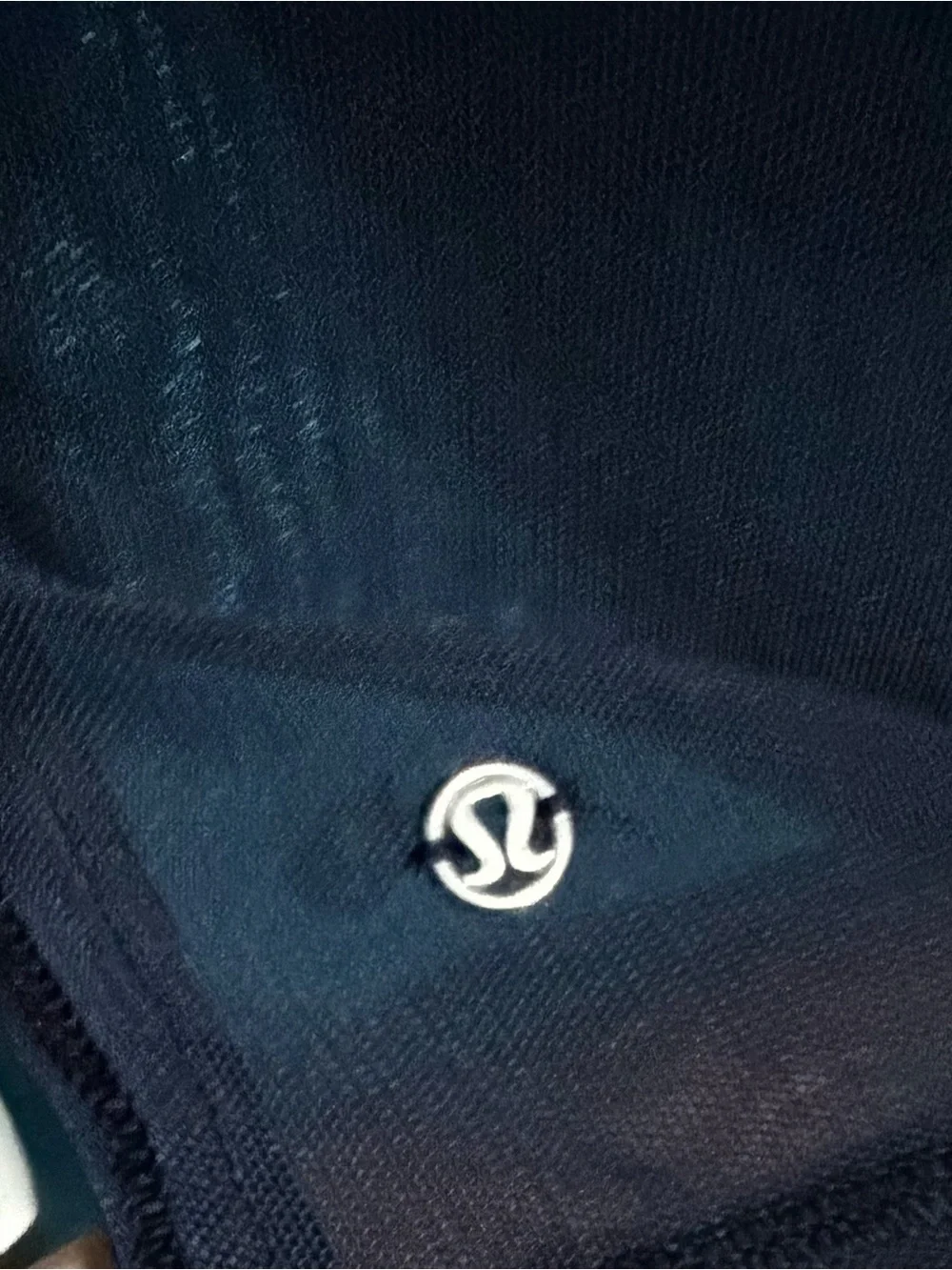 Lululemon Sheer Panel Deep Navy Cuffed Short Sleeve Tunic